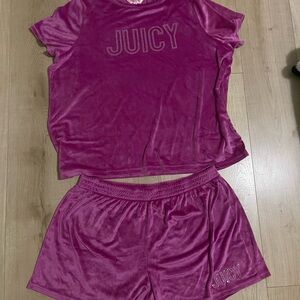 Juicy Couture Fuchsia Velour Set